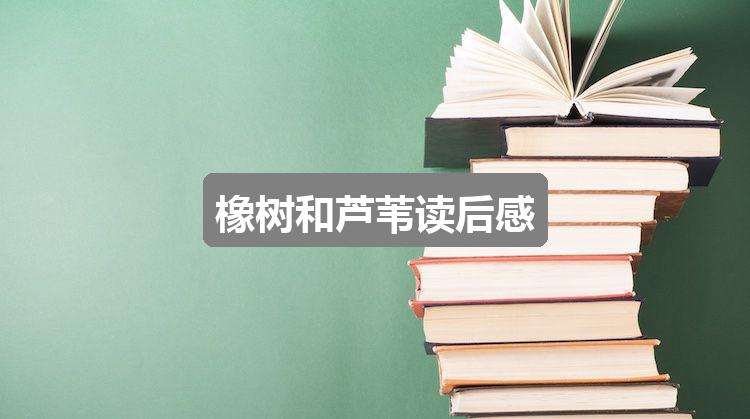 作文2024年香港今晚开奖结果查询:橡树和芦苇读后感(精选5篇)